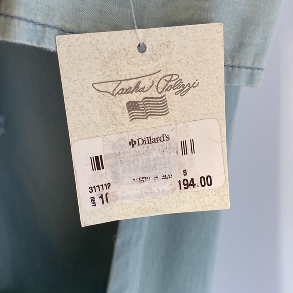 Tasha Polizzi Brentwood Shirt - Chambray - Pearl Button Snaps - SZ S NEW - Picture 7 of 9